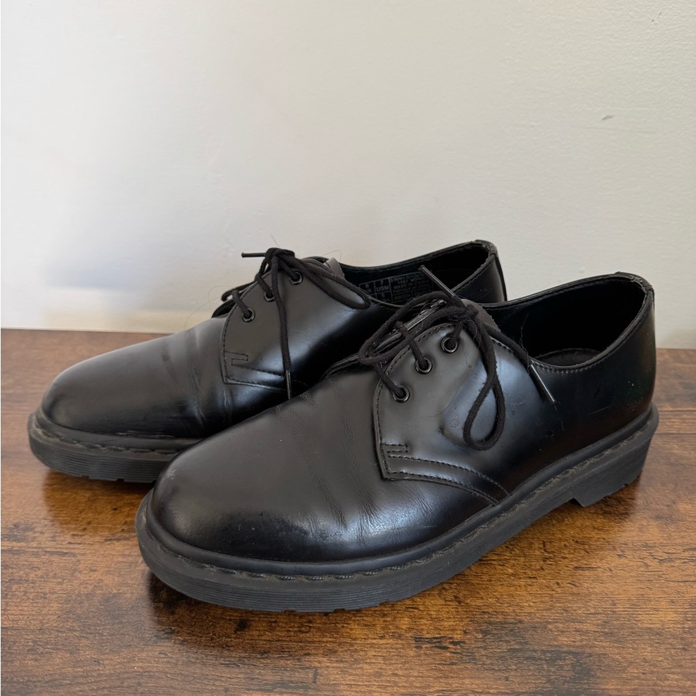 Dr. Martens 1461 Mono Black Leather Oxfords
